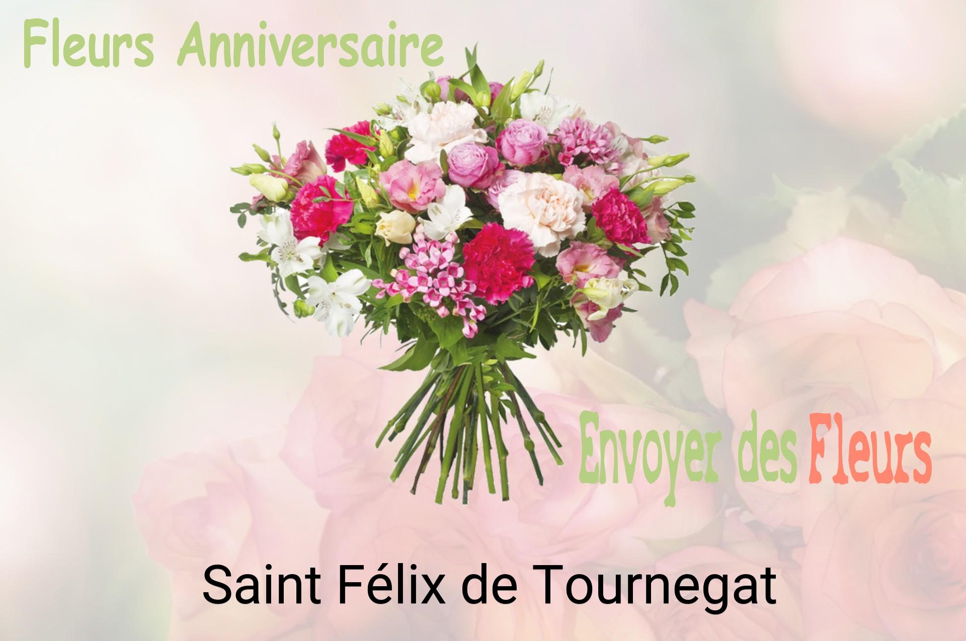 Bouquet de fleurs d’anniversaire livré à Saint-Félix-de-Tournegat